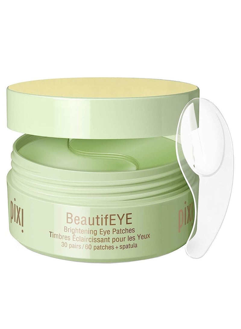 pixi Pixi BeautifEYE Hydrogel Under-Eye Patches | Refreshing Eye Patches For Dark Circles | Brighten & Hydrate Under Eyes | 30 Pairs / 60 Patches 7.05 oz - Image 1