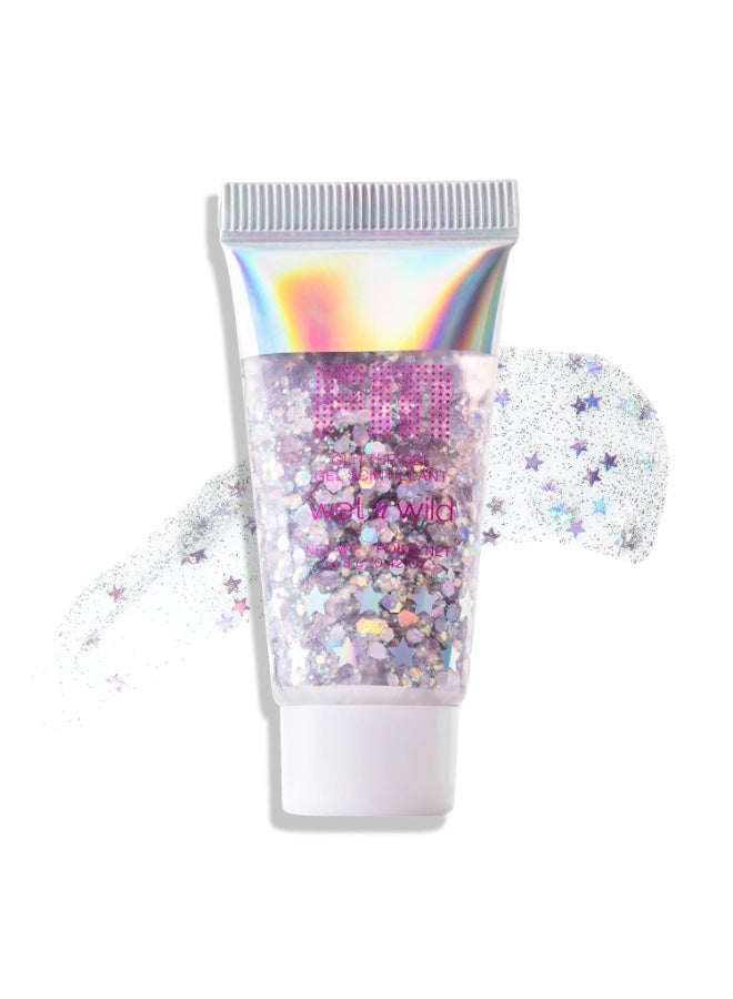 Wet N Wild Body Glitter by Wet n Wild Fantasy Makers Glitter Gel Silver Seeing Double Silver  - Image 1