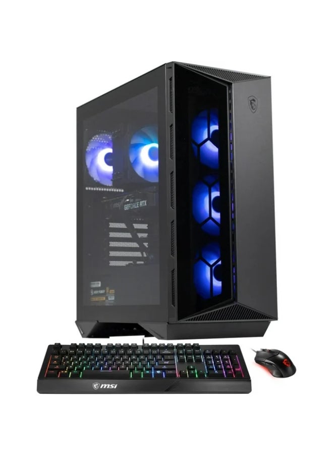MSI Aegis Gaming Tower PC ,Core i7-14700F Processor/64GB RAM/4TB SSD/NVIDIA GeForce RTX 4060 Graphics/Windows 11 Home english black  - Image 1