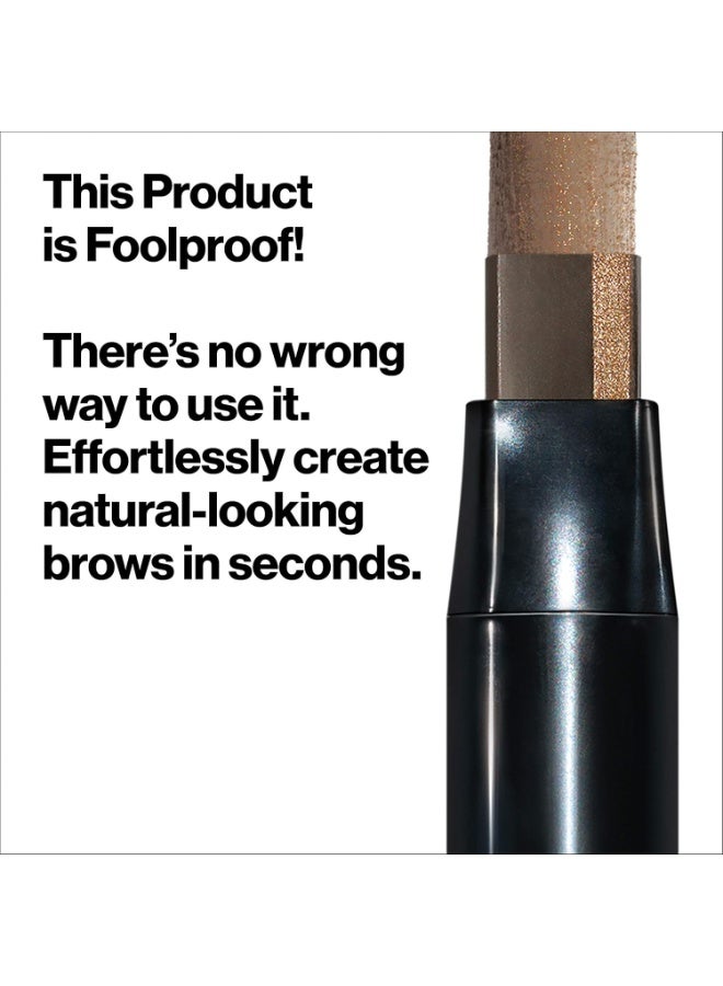 ريفلون Revlon Colorstay Browlights Pencil, Eyebrow Pencil & Brow Highlighter, 0.55 Lb, Soft Brown Soft Brown - Image 3