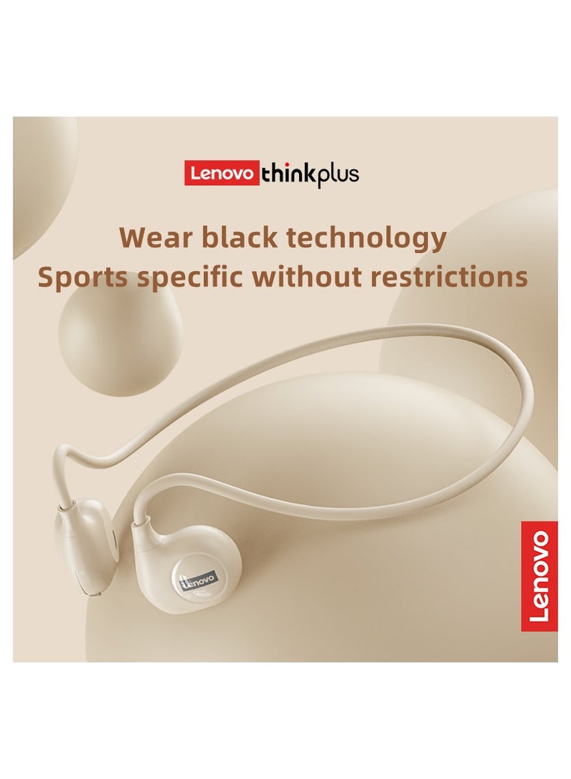 Lenovo Thinkplus XT95II Bluetooth Headset Air Bone Conductive Comfort Wireless Sports Ear Hanging Neck Running Earphone Music Headset White  - Image 2