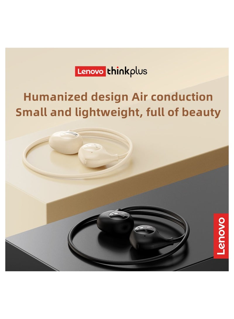 Lenovo Thinkplus XT95II Bluetooth Headset Air Bone Conductive Comfort Wireless Sports Ear Hanging Neck Running Earphone Music Headset White  - Image 4