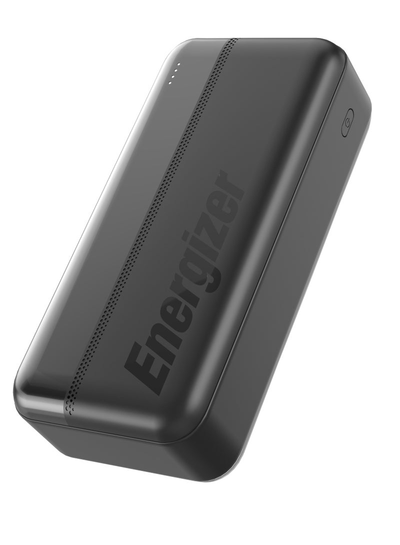 Energizer 30000 mAh Energizer Max 30,000mAh Power Bank /15W/ Input - 1 x USB C, Output -2 x USB C & 1 x USB  A Black  - Image 4