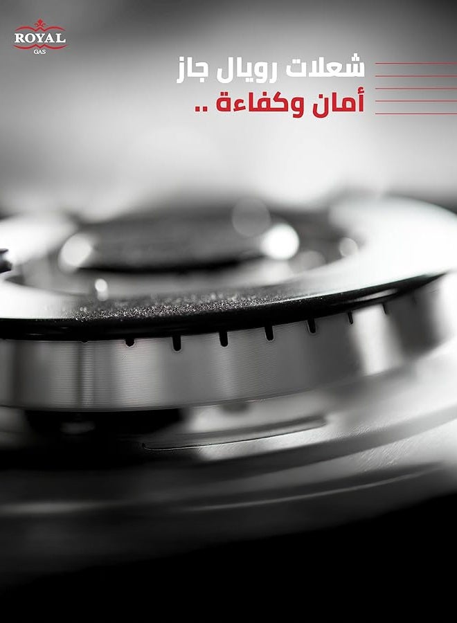 رويال موقد غاز قائم ملكي – سرعة – مروحة – فنتوري – 4 شعلات – 60 × 60 – 2010315 - Image 4