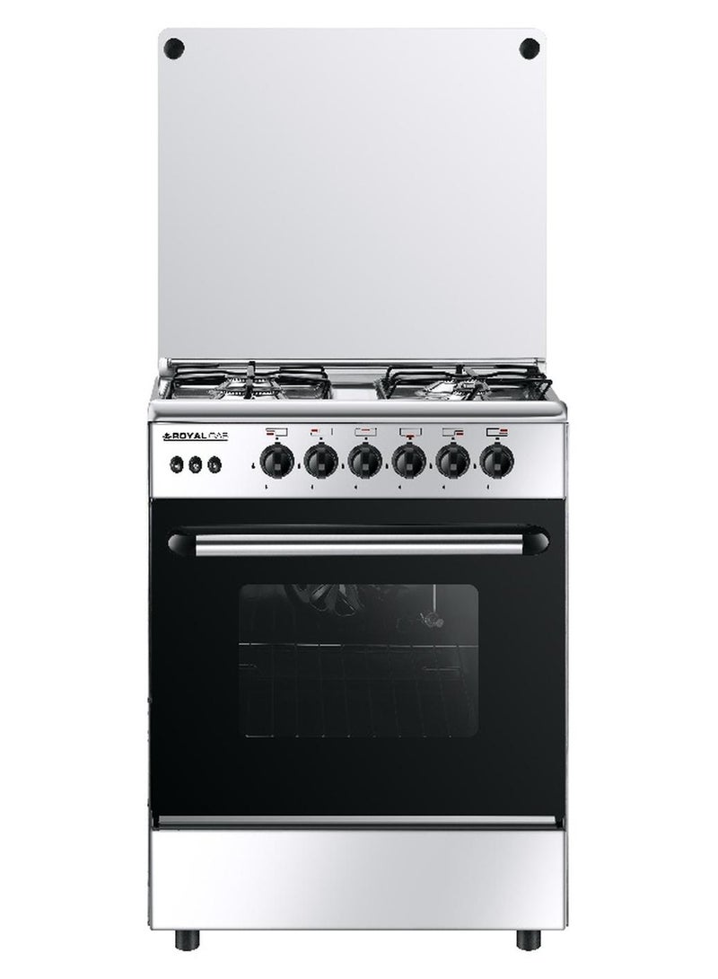 رويال موقد غاز قائم ملكي – سرعة – مروحة – فنتوري – 4 شعلات – 60 × 60 – 2010315 - Image 1