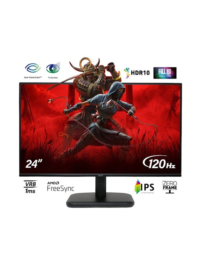 أيسر شاشة ألعاب عريضة 23.8 بوصة بدقة Full HD، IPS، معدل تحديث 120 هرتز، HDMI 2.0، HDR10 - EK241YGbmix (1920x1080) - Image 1