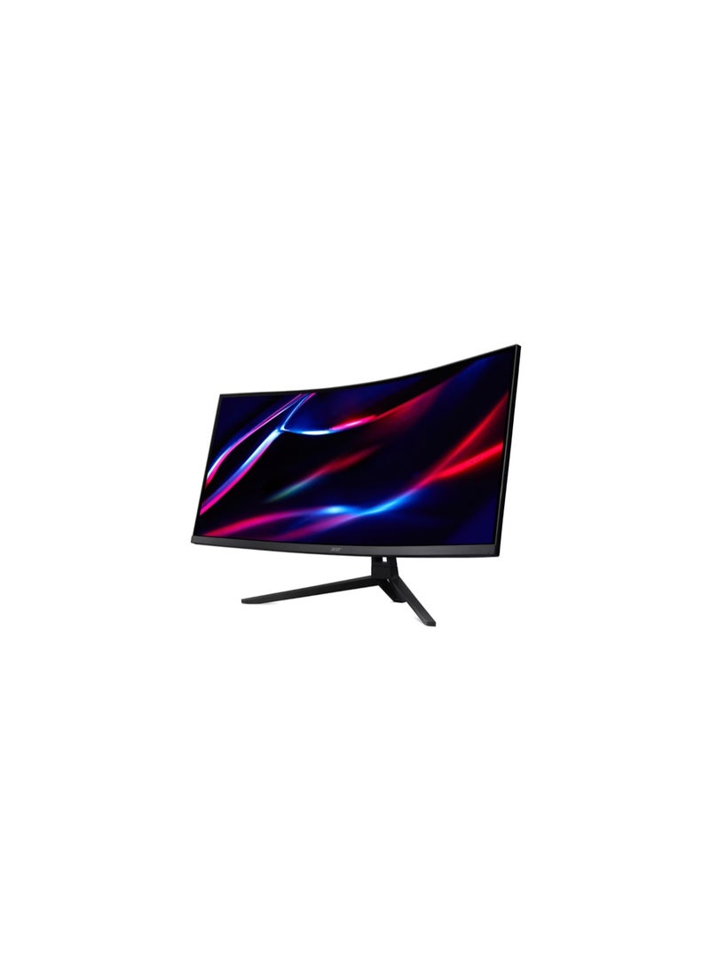 Acer 34 inch 4k (3440 x 1440) IPS 240Hz Curved Gaming Monitor | 0.5ms Response Time | 300 Nits Brightness | AMD FreeSync Premium Certified | 2 x HDMI 2.0, 2 x  DP, MM Audio out | 90% Adobe RGB Wide color gamut VA Pane| Acer Nitro ED343CUR Xbmiippx Monitor Black | 2 Years Manufacturer Warranty Black - Image 3
