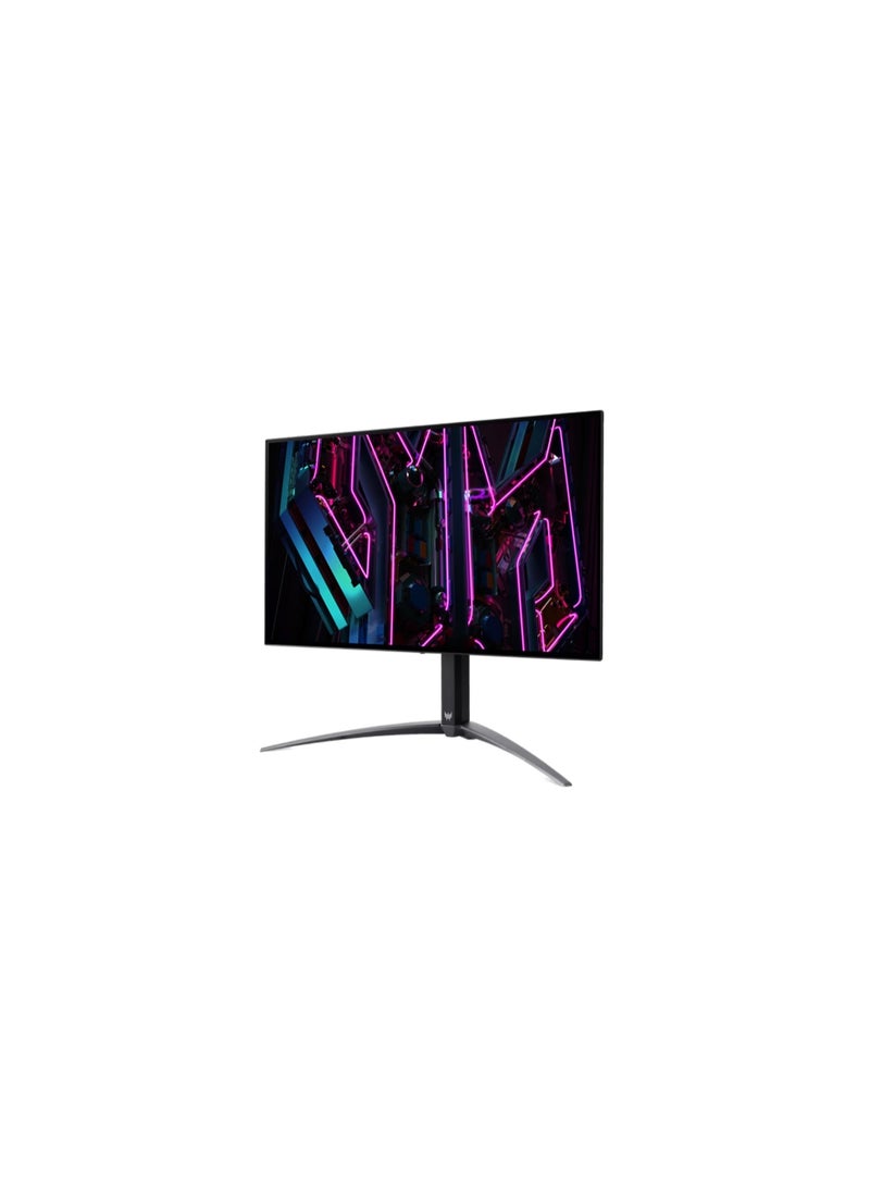 Acer 69cm 27W, X27Ubmiipruzx ZeroFrame OLED QHD FreeSync Premium 240Hz 0.01ms(PRT)/0.03ms(GTG) 1000nits 2xHDMI 1xDP 1xType-C MM Audio out USB3.2x2 USB-B(2up-2K-2560X1440 Black  - Image 2
