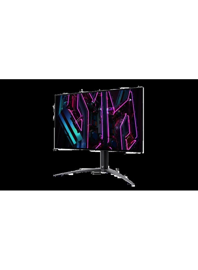 Acer 27 inch WQHD (2560 x 1440) OLED Upto 240Hz IPS (178°x178°) Gaming Monitor | 0.01ms Response Time | 1000 Nits Brightness | Displayport VRR/HDMI VRR/USB Type C VRR | HDR10 | AMD FreeSync Premium Certified | PREDATOR X27U OLED Black | 2 Years Manufacturer Warranty Black - Image 3