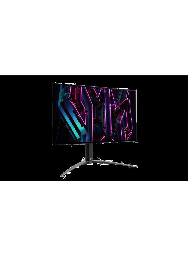 Acer 27 inch WQHD (2560 x 1440) OLED Upto 240Hz IPS (178°x178°) Gaming Monitor | 0.01ms Response Time | 1000 Nits Brightness | Displayport VRR/HDMI VRR/USB Type C VRR | HDR10 | AMD FreeSync Premium Certified | PREDATOR X27U OLED Black | 2 Years Manufacturer Warranty Black - Image 2