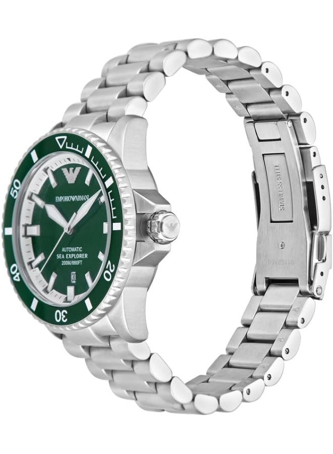 EMPORIO ARMANI Men's Men's Automatic Sea Explorer Watch AR60080  - Image 3
