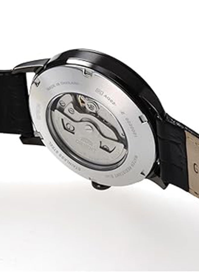 أورينت Men's Mechanical Classic Men's Watch TAG02001B0, Open Heart, Black Dial, 41mm, 50M WR - Image 5
