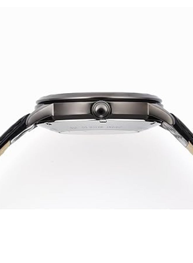 أورينت Men's Mechanical Classic Men's Watch TAG02001B0, Open Heart, Black Dial, 41mm, 50M WR - Image 2