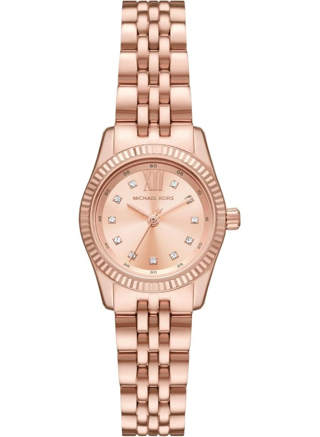 Girls' Women's Lexington Rose Gold-Tone Stainless Steel Bracelet Watch MK4739