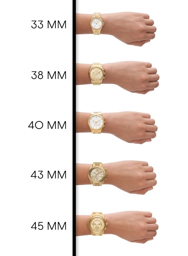 Girls' Women's Lexington Rose Gold-Tone Stainless Steel Bracelet Watch MK4739