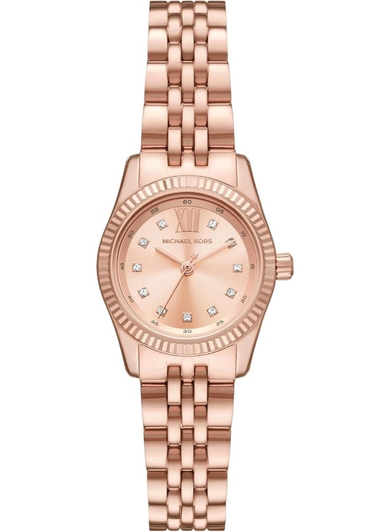 Michael Kors Girls' Women's Lexington Rose Gold-Tone Stainless Steel Bracelet Watch MK4739 - Image 1