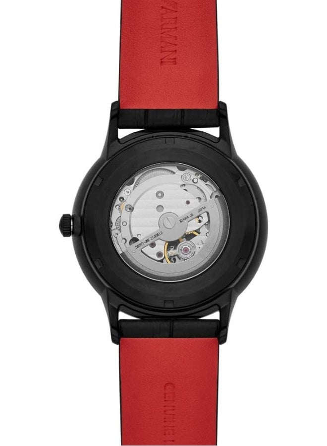 EMPORIO ARMANI Men's Men's Automatic Black-Tone Stainless Steel Watch AR60046  - Image 4