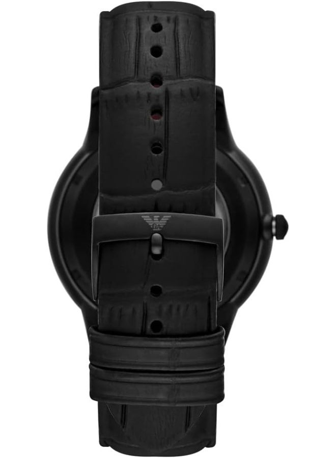 EMPORIO ARMANI Men's Men's Automatic Black-Tone Stainless Steel Watch AR60046  - Image 2