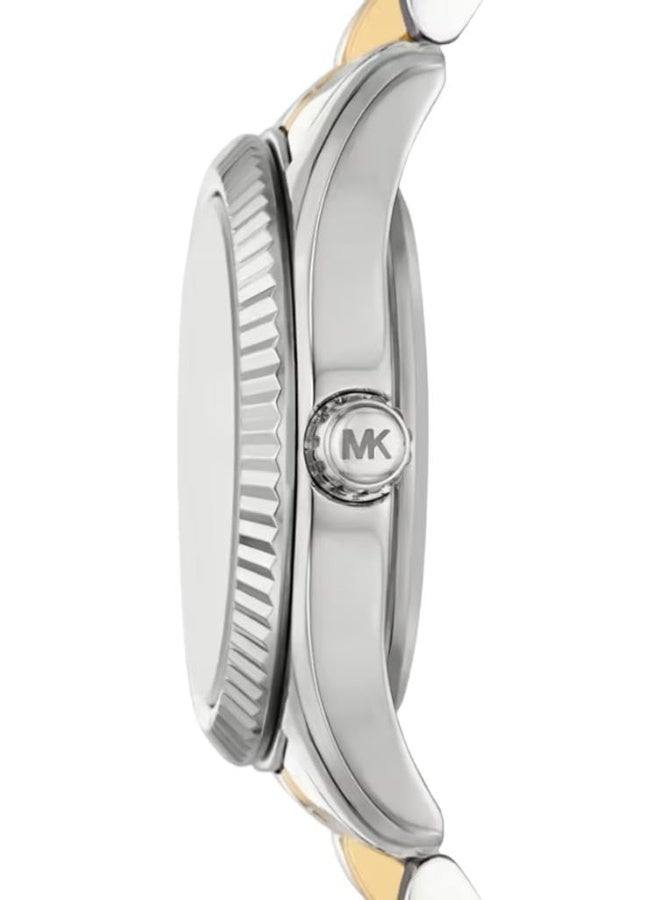 Michael Kors Women's Women's Lexington Quartz Watch with 3 Hand Movement 26 mm Case Size with a Stainless Steel Bracelet MK4740 - Image 3