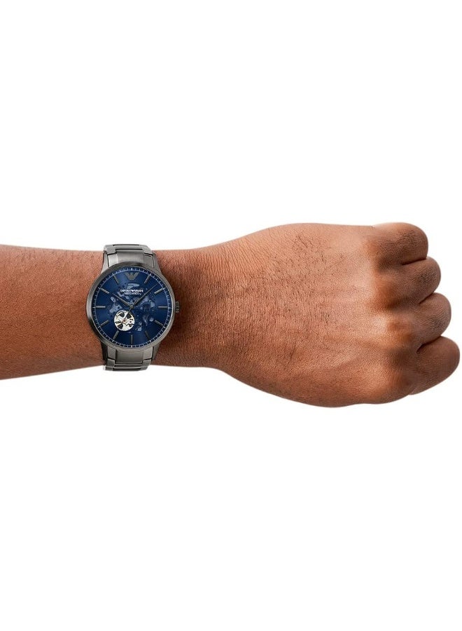 EMPORIO ARMANI Men's Men's Automatic Gray Tone Stainless Steel Watch, AR60056  - Image 2