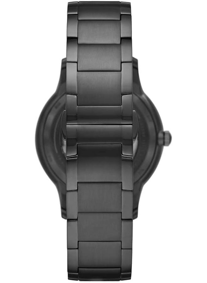 EMPORIO ARMANI Men's Men's Automatic Gray Tone Stainless Steel Watch, AR60056  - Image 3
