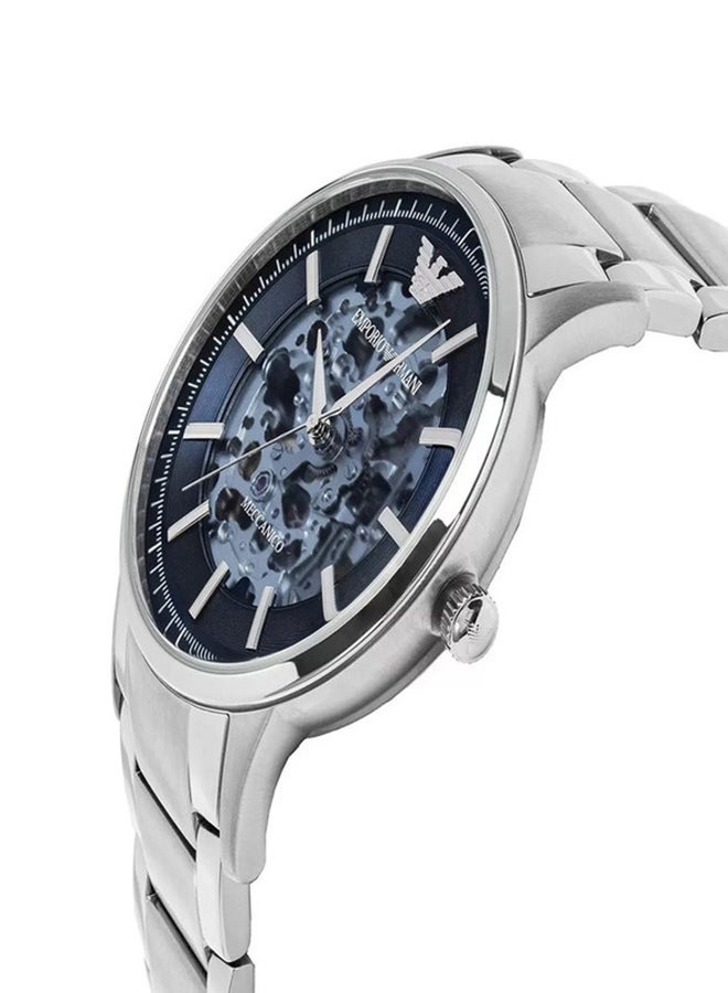 EMPORIO ARMANI Men's Men's Automatic Black Leather Watch AR60037  - Image 3