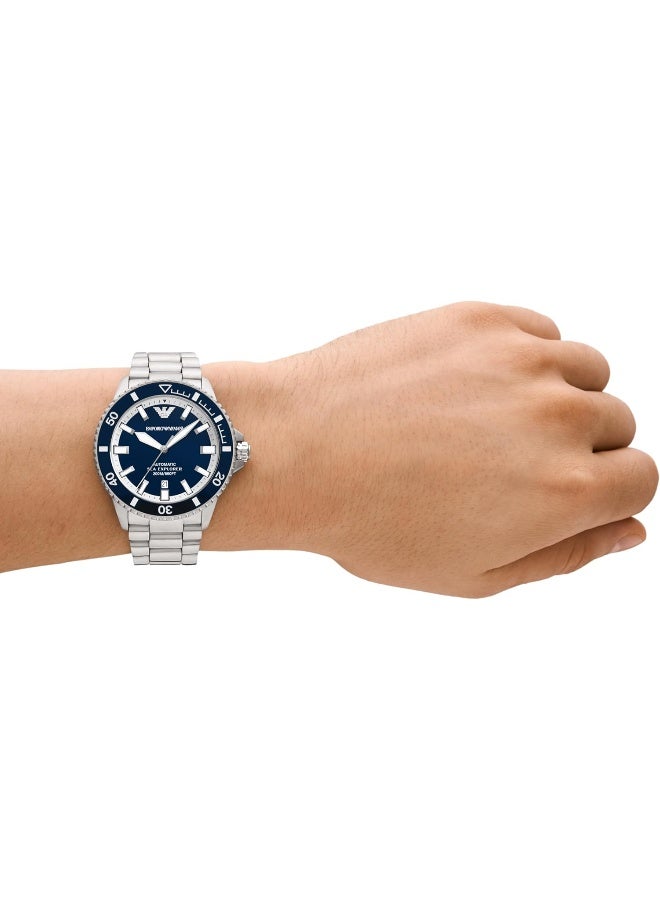 امبوريو ارماني Men's Men's Sea Explorer Elite Automatic Stainless Steel Watch AR60079 - Image 5