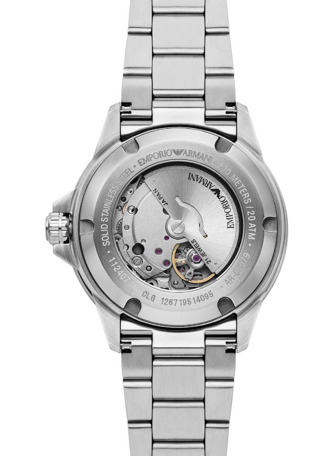 امبوريو ارماني Men's Men's Sea Explorer Elite Automatic Stainless Steel Watch AR60079 - Image 4