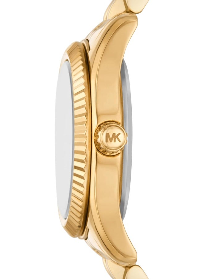 Michael Kors Women's Women's Lexington Gold-Tone Stainless Steel Bracelet Watch MK4741 - Image 2