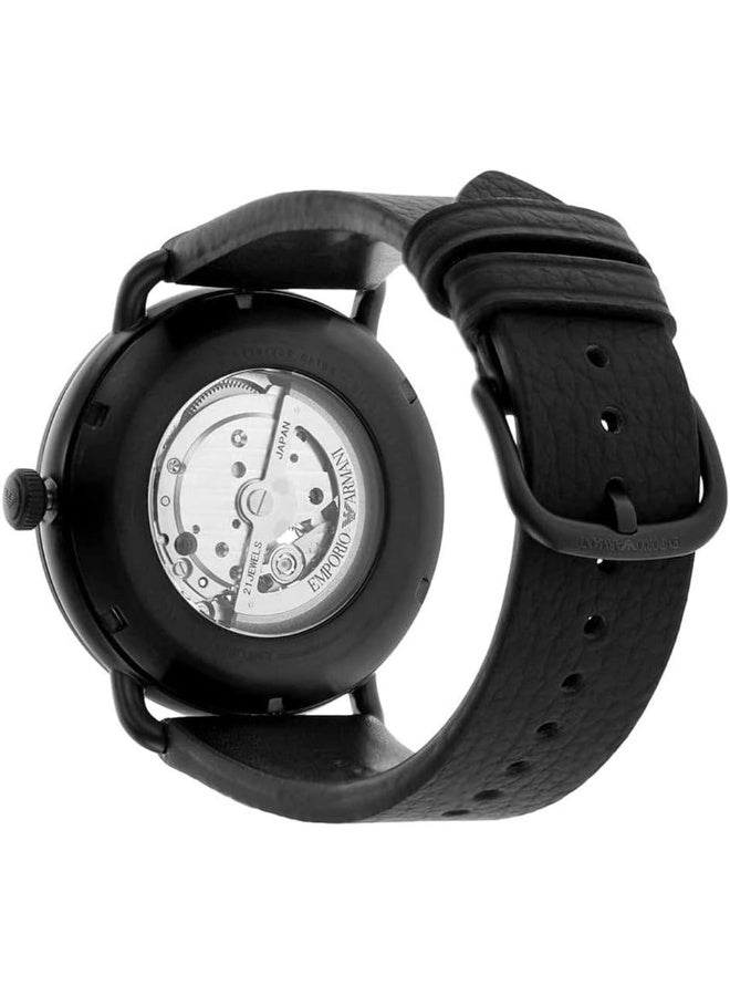 EMPORIO ARMANI Men's Men's Automatic Black Tone Watch AR60028  - Image 4