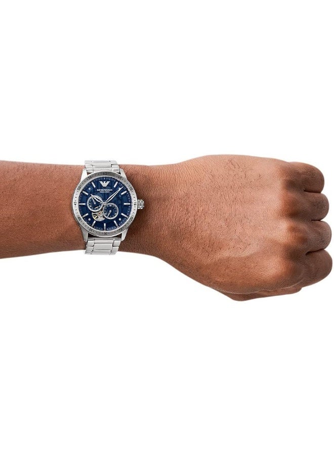 EMPORIO ARMANI Men's Men's Automatic Stainless Silver Tone Steel Watch AR60052  - Image 2