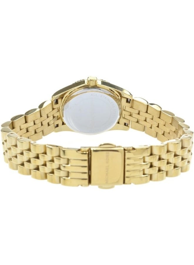 مايكل كورس ساعة كواتز نسائية، عرض تناظري وسوار من الفولاذ المقاوم للصدأ MK3229 - Image 5