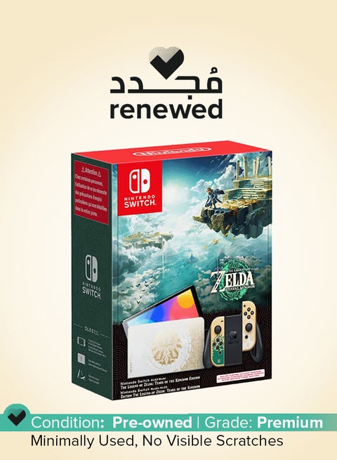 Renewed - OLED Model Console - Legend of Zelda: Tears of the Kingdom Edition