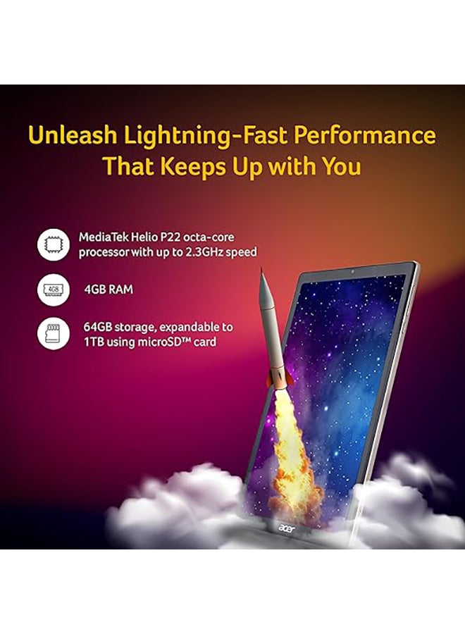 Acer Renewed - Iconia IM9-12M 2024 8.7-Inch 64GB WiFi+Cellular Silver - International Version - Image 3
