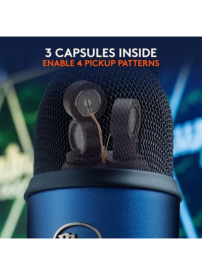 Logitech Renewed - Blue Yeti USB Microphone for Recording YETI BLUE  - Image 3