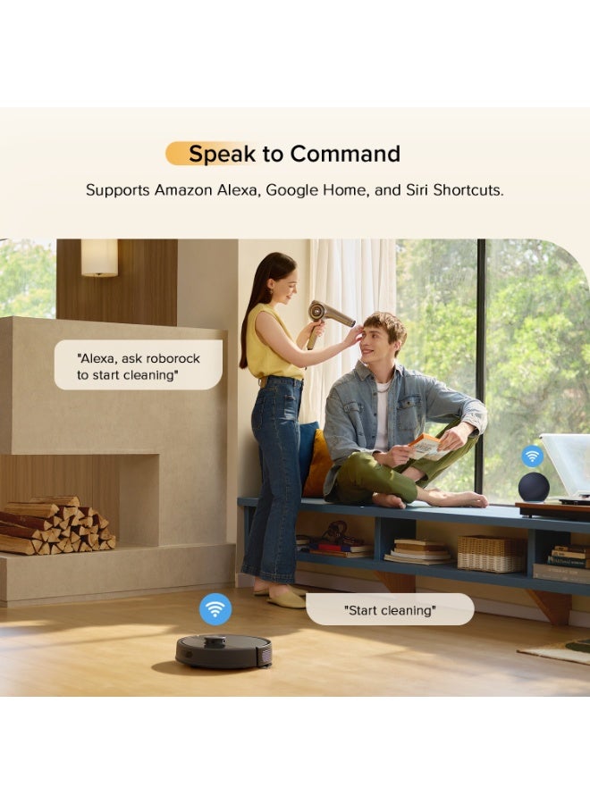 Q7 TF Robot Vacuum and Mop, Upgraded from Q5 Max+, 7 Weeks Self-Emptying, 10000Pa Suction, Dual Anti-Tangle System, for Pet Hair & Carpet, PreciSense LiDAR Navigation, App Control, Black 60 W Q7 TF Black