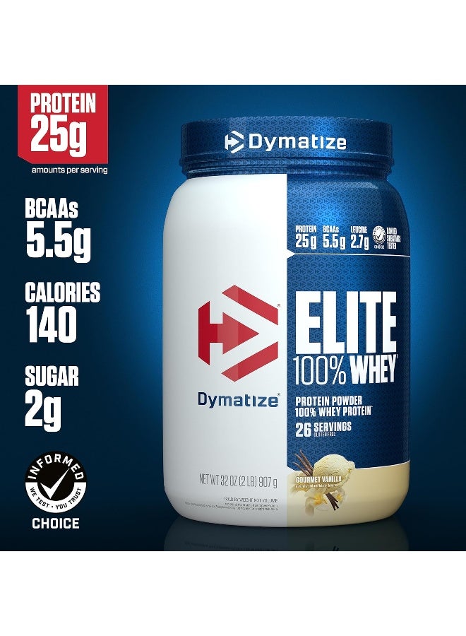 Dymatize Elite Whey Gourmet Vanilla  - Image 2
