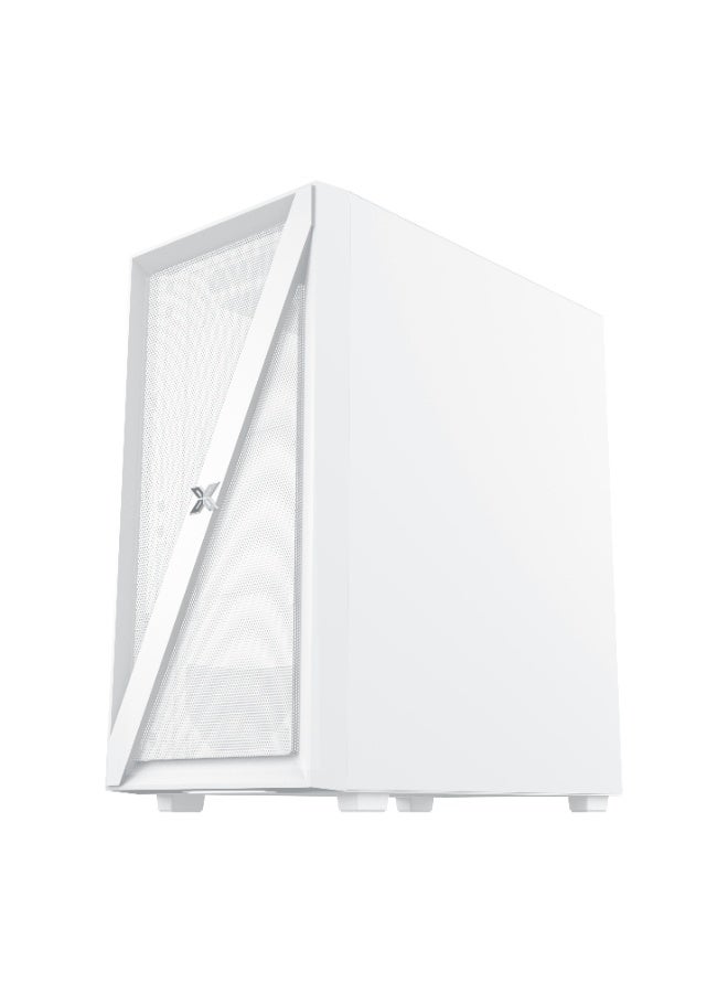Blade Arctic ATX Gaming Case – Mid-Tower with ARGB Support & USB 3.0-White White