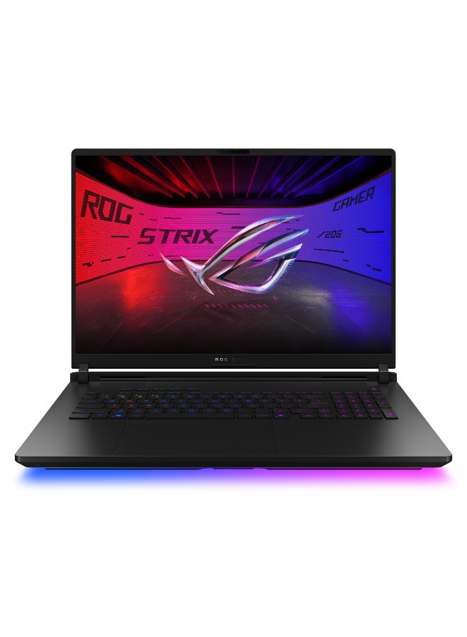 ASUS ROG Strix SCAR 18 Laptop With 18 Inch 2.5K (2560x1600) 240Hz Display,Intel Core Ultra 9 275HX Processor/32GB RAM DDR5/2TB SSD/24GB NVIDIA GeForce RTX 5090 Graphics/ Windows 11 Home English/Arabic Off Black  - Image 1