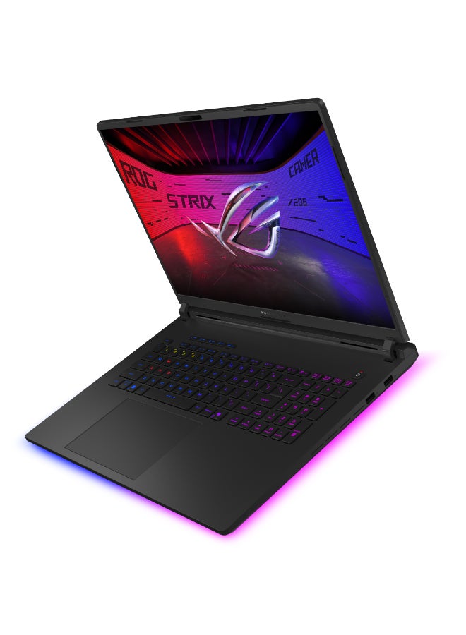 ASUS ROG Strix SCAR 18 Laptop With 18 Inch 2.5K (2560x1600) 240Hz Display,Intel Core Ultra 9 275HX Processor/32GB RAM DDR5/2TB SSD/24GB NVIDIA GeForce RTX 5090 Graphics/ Windows 11 Home English/Arabic Off Black  - Image 2