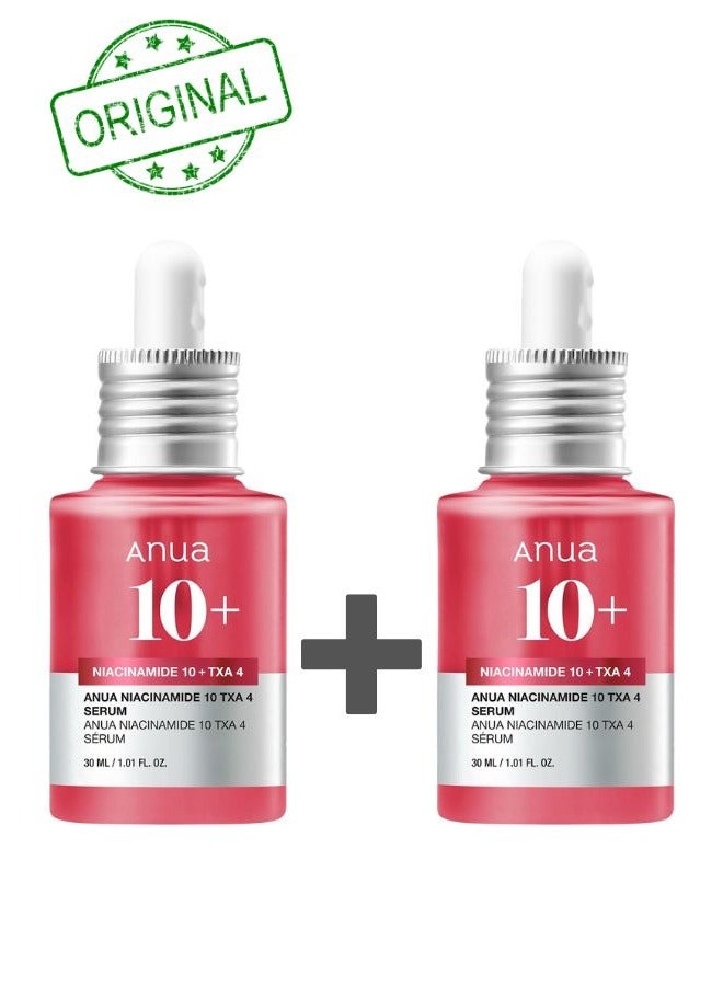 انوا ANUA 10% Niacinamide+ 4% Tranexamic Acid Serum, Ceramide, Hyaluronic Acid, Vitamin B12 Natural color, Korean Glass Skin, Fragrance-Free, Korean Skincare, 30ml /1.01 fl.oz. pack of 2 30MLml - Image 1