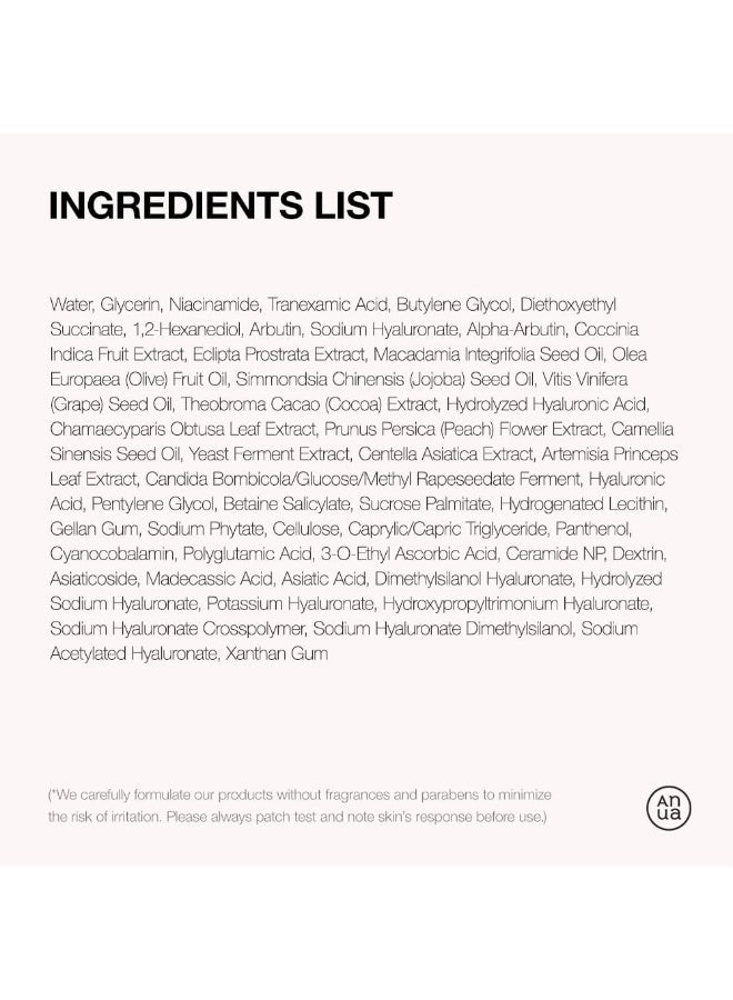 انوا ANUA 10% Niacinamide+ 4% Tranexamic Acid Serum, Ceramide, Hyaluronic Acid, Vitamin B12 Natural color, Korean Glass Skin, Fragrance-Free, Korean Skincare, 30ml /1.01 fl.oz. pack of 2 30MLml - Image 3