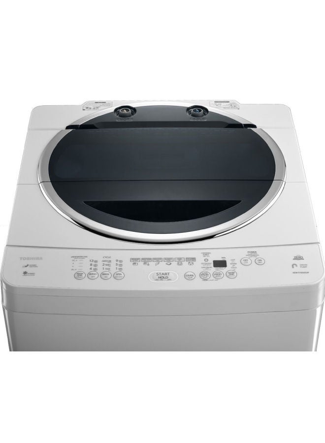 Toshiba Washing Machine Top Automatic With Pump (Open box) may have small surface defects 400 W AEW-E1050SUP White  - Image 4
