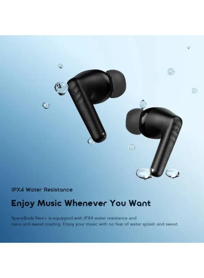 SpaceBuds Neo+ Active Noise Cancelling Bluetooth Earphones Sound360 , Spatial Audio True Wireless Earbuds black