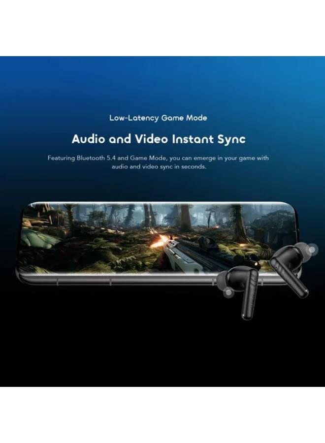 Oraimo SpaceBuds Neo+ Active Noise Cancelling Bluetooth Earphones Sound360 , Spatial Audio True Wireless Earbuds black - Image 4