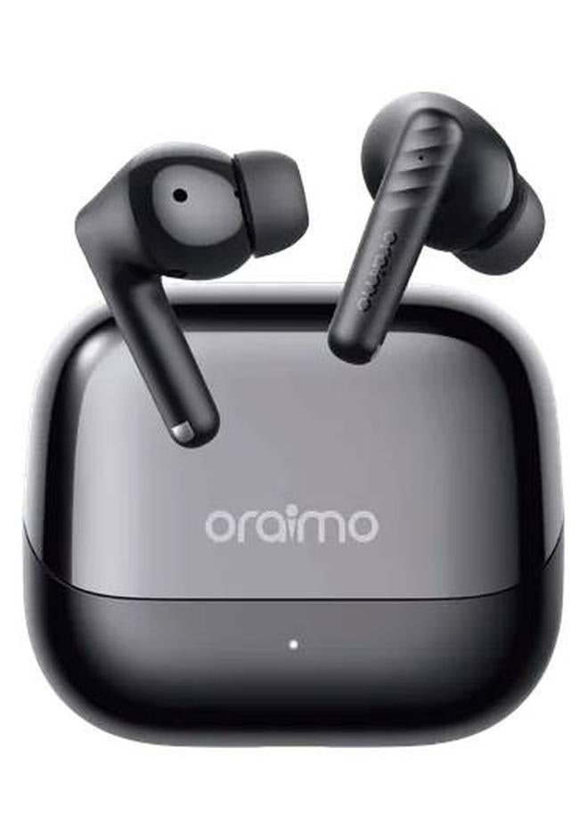 Oraimo SpaceBuds Neo+ Active Noise Cancelling Bluetooth Earphones Sound360 , Spatial Audio True Wireless Earbuds black - Image 1