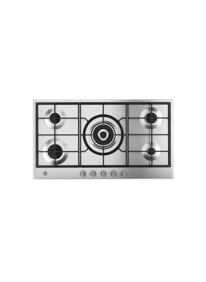 HOOVER - Built-In Set : Hob HVG94K3X EGY + Oven HOU611G6-EGY 70 L 1 W HOU611G6-EGY silver - Image 1