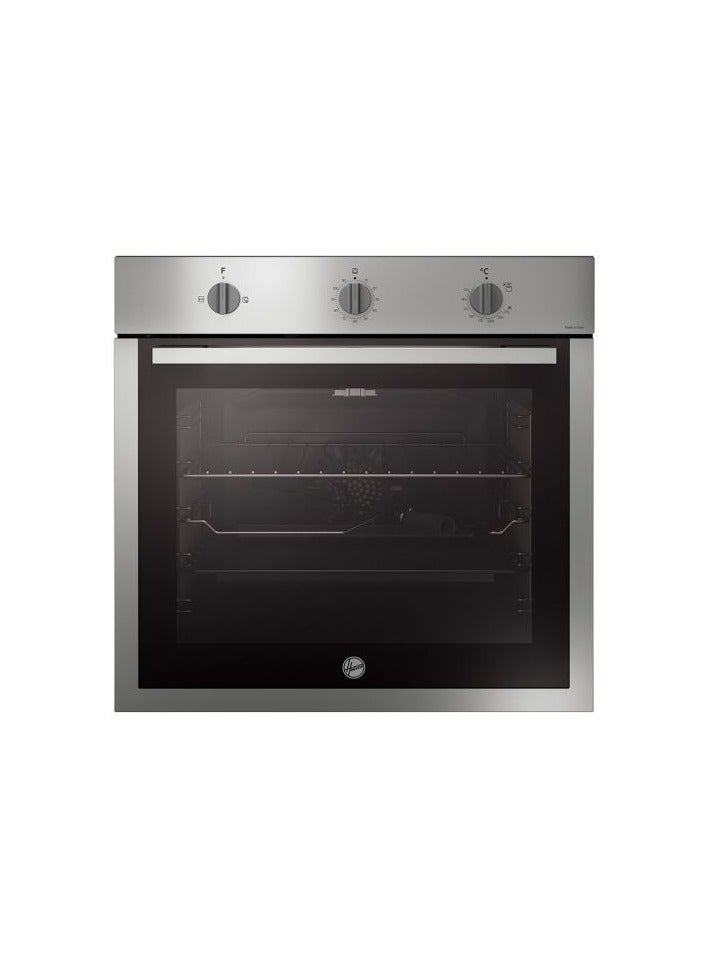HOOVER - Built-In Set : Hob HVG94K3X EGY + Oven HOU611G6-EGY 70 L 1 W HOU611G6-EGY silver - Image 1