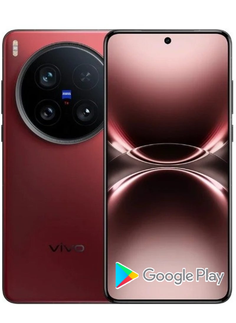 Vivo X200 Ultra Red 256GB 12GB RAM Cell Phone 200.0MP Camera Snapdragon 8 Elite 90W Charge 6000mAh Battery 6.82″ AMOLED 120HZ |Chinese Spec | Experience vivid visuals on the 6.82-inch 2K AMOLED display with a 120Hz refresh rate | Eye comfort: Up to 3000nits peak HDR Brightness. 1B colors with Google Play Support | With photography kit (Black)