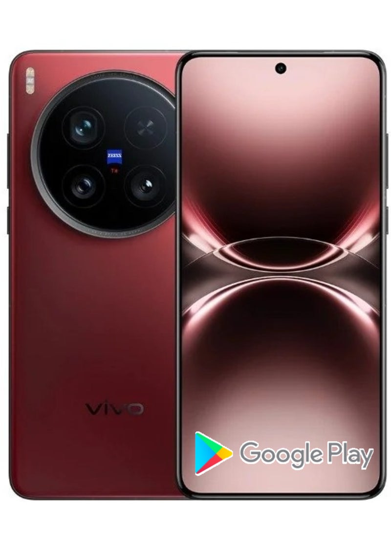 vivo Vivo X200 Ultra Red 512GB 16GB RAM Cell Phone 200.0MP Camera Snapdragon 8 Elite 90W Charge 6000mAh Battery 6.82″ AMOLED 120HZ |Chinese Spec | Experience vivid visuals on the 6.82-inch 2K AMOLED display with a 120Hz refresh rate | Eye comfort: Up to 3000nits peak HDR Brightness. 1B colors with Google Play Support  - Image 1